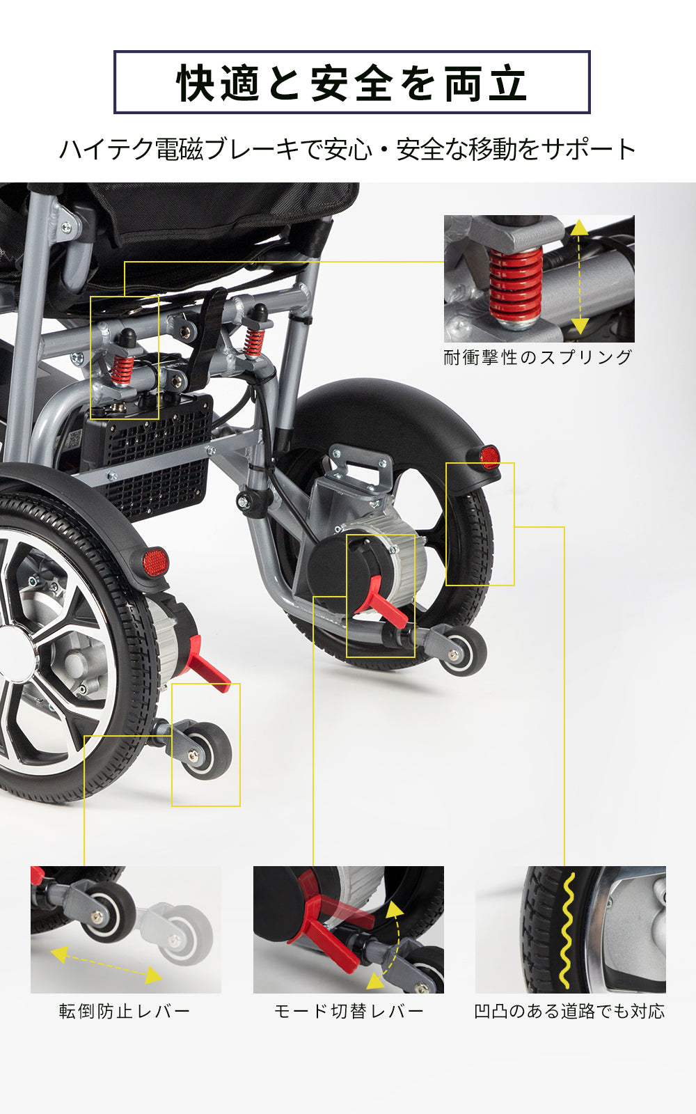PIPIBEAR 電動車椅子 折りたたみ 軽量 コンパクト 軽量電動車椅子 アルミ製 電磁自動ブレーキ 介助・自走 兼用 電動車いす 航続15-18KM フラッドライト付き 組み立て不要 障害者 高齢者 妊婦向け 日本語の説明書付き