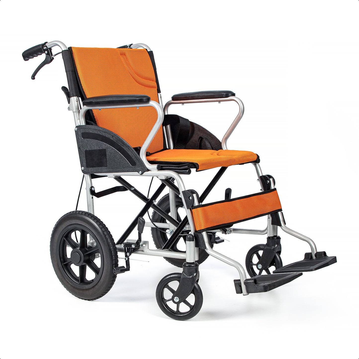 PIPIBEAR 車椅子 介助用車いす 折畳み 軽量 コンパクト 介助型 簡易車椅子 背折れタイプ ノーパンクタイヤ アルミ製 介助式車椅子 組み立て不要 簡易 軽量 持ち運び易い 外出用 室内用 旅行に適用