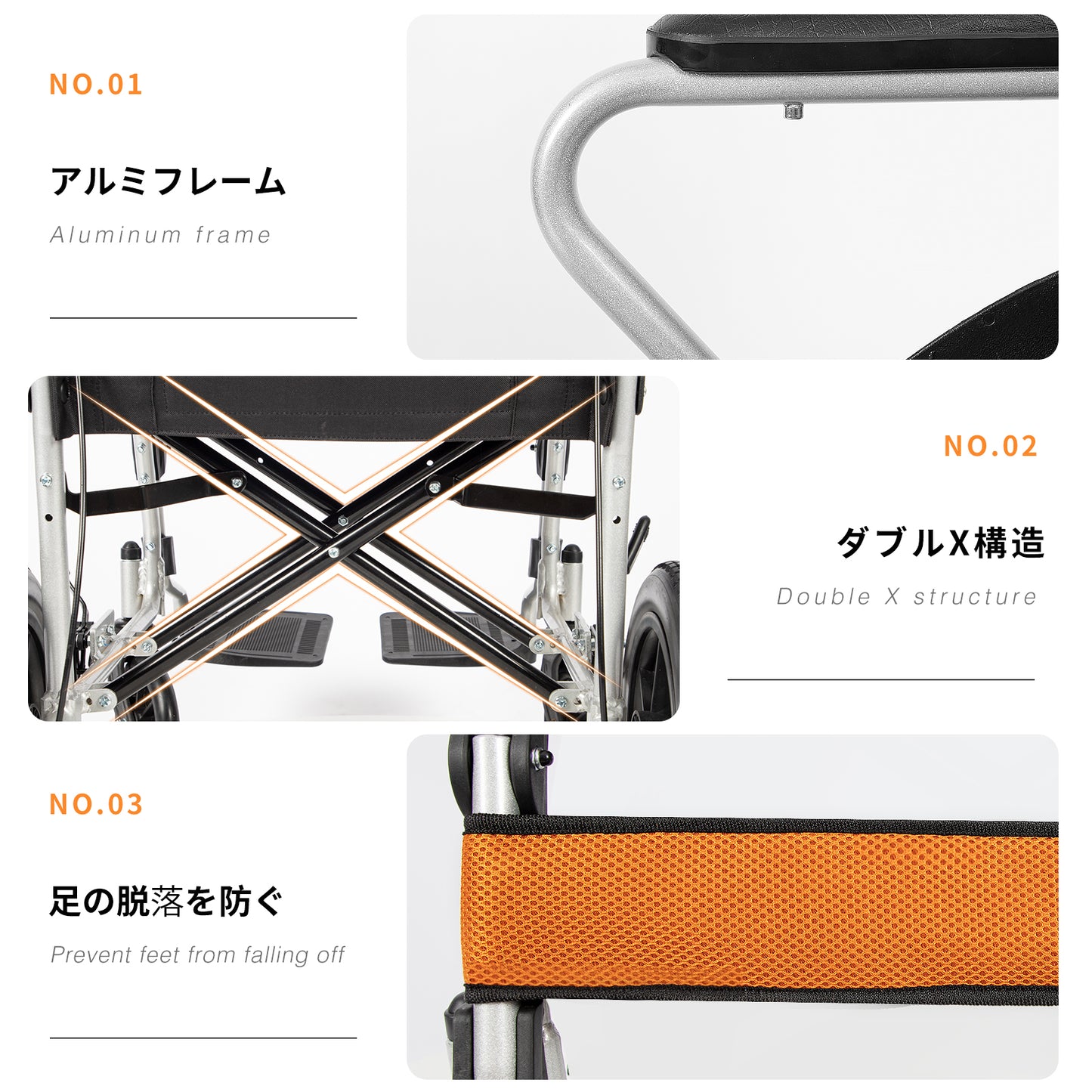 PIPIBEAR 車椅子 介助用車いす 折畳み 軽量 コンパクト 介助型 簡易車椅子 背折れタイプ ノーパンクタイヤ アルミ製 介助式車椅子 組み立て不要 簡易 軽量 持ち運び易い 外出用 室内用 旅行に適用